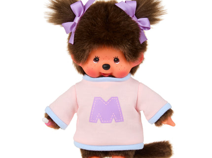 MONCHHICHI pehme mänguasi Tüdruk kamspunis, 20 cm