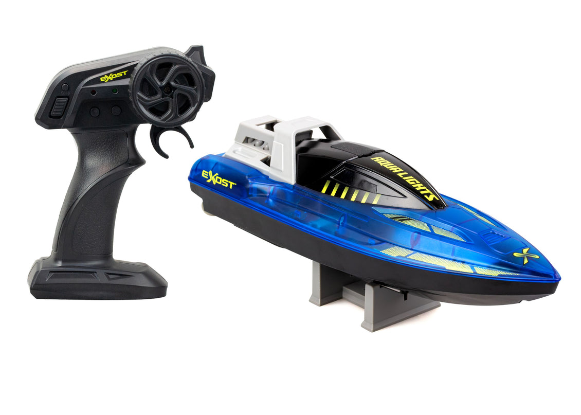 EXOST Raadioteel juhitav paat Aqua Lights, skaala 1:18