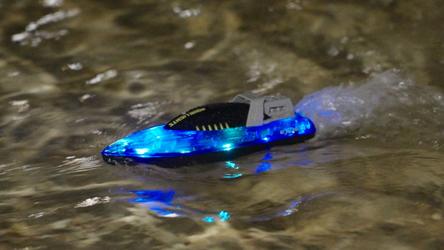 EXOST Raadioteel juhitav paat Aqua Lights, skaala 1:18