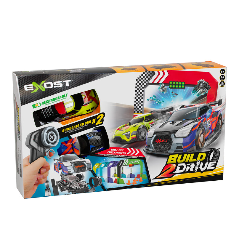 EXOST Raadioteel juhitavate autode komplekt Build 2 Drive Duo