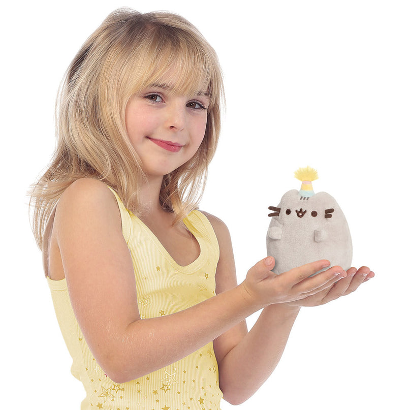 PUSHEEN pehme mänguasi Istuv Pusheenicorn peomütsiga, 10 cm