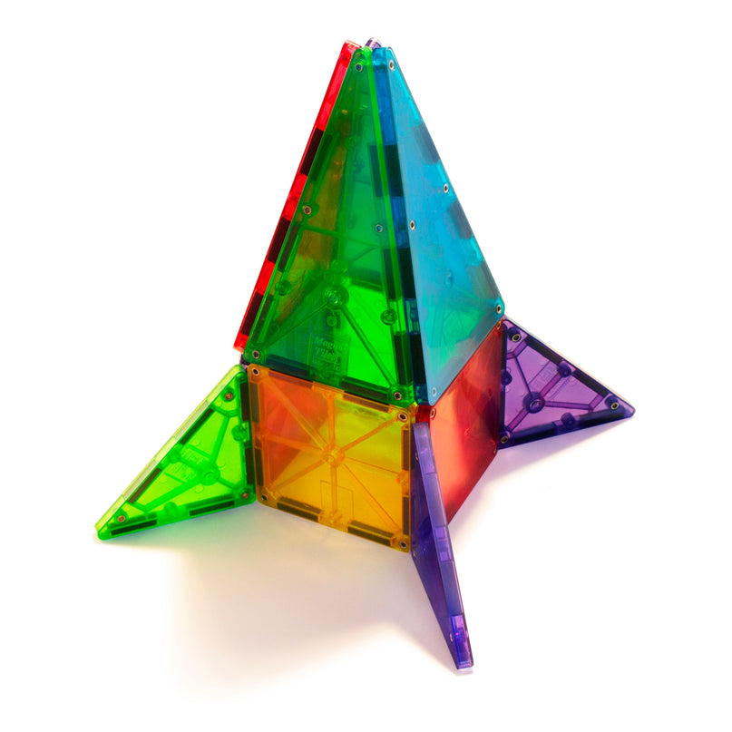 MAGNA-TILES Magnetkonstruktori komplekt Clear colors, 32 osa
