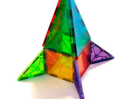 MAGNA-TILES Magnetkonstruktori komplekt Clear colors, 32 osa