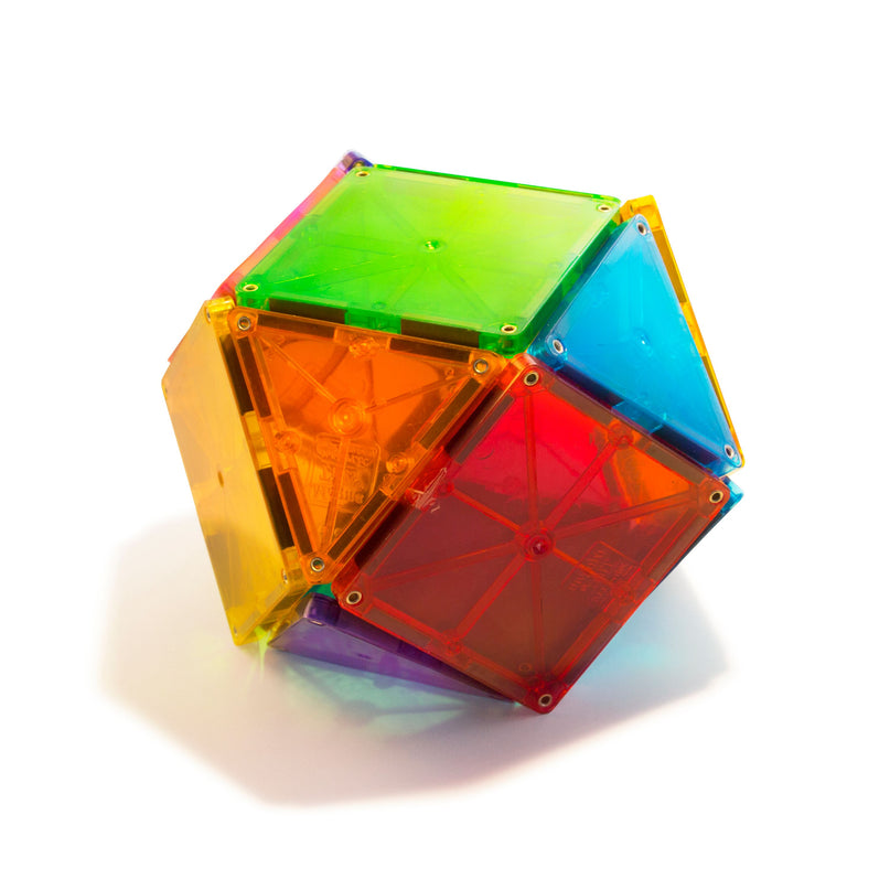 MAGNA-TILES Magnetkonstruktori komplekt Clear colors, 32 osa
