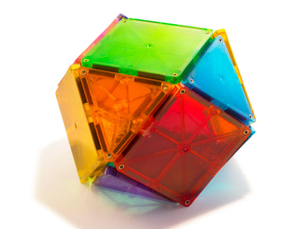 MAGNA-TILES Magnetkonstruktori komplekt Clear colors, 32 osa