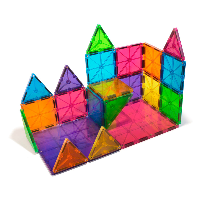 MAGNA-TILES Magnetkonstruktori komplekt Clear colors, 32 osa