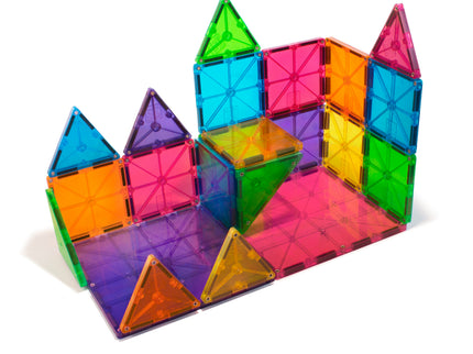 MAGNA-TILES Magnetkonstruktori komplekt Clear colors, 32 osa