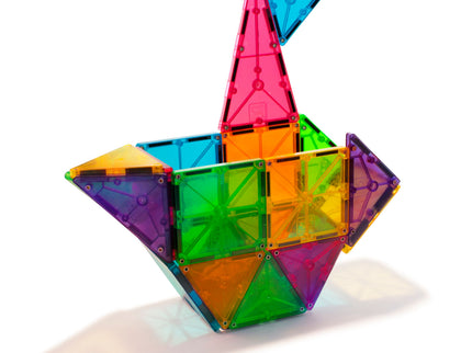 MAGNA-TILES Magnetkonstruktori komplekt Clear colors, 32 osa