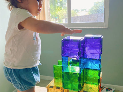 MAGNA-TILES Magnetkonstruktori komplekt Clear colors, 32 osa