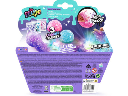 SO SLIME Mängukomplekt Kosmiline lima 3-pakk