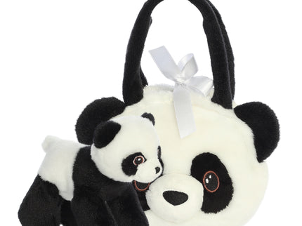 AURORA Fancy Pals pehme mänguasi panda kotis, 20 cm