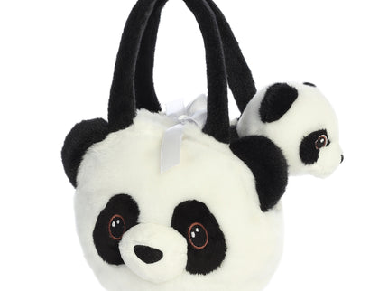 AURORA Fancy Pals pehme mänguasi panda kotis, 20 cm