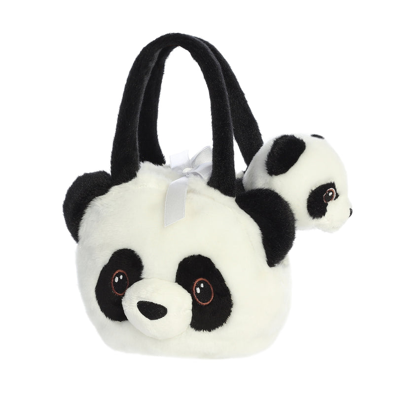 AURORA Fancy Pals pehme mänguasi panda kotis, 20 cm