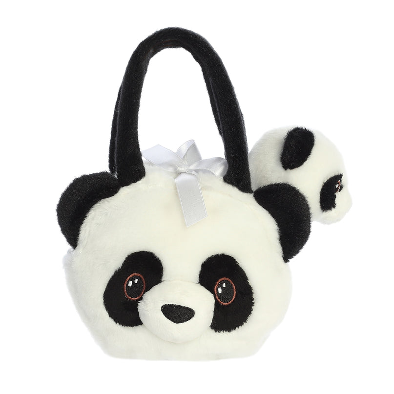 AURORA Fancy Pals pehme mänguasi panda kotis, 20 cm