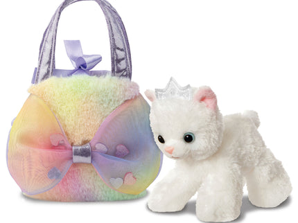 AURORA Fancy Pals pehme mänguasi kass kotis, 20 cm