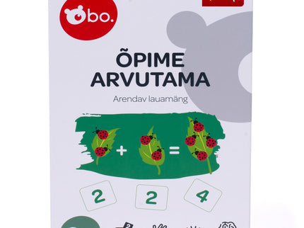 bo. arendav lauamäng "Õpime arvutama" (eesti keeles)