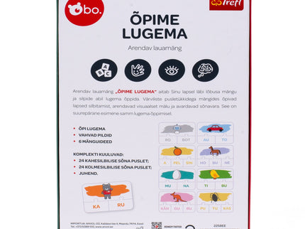 bo. arendav lauamäng "Õpime lugema" (eesti keeles)