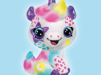 AIRBRUSH PLUSH Pehme mänguasi õhupintsliga Ükssarvik, 25 cm