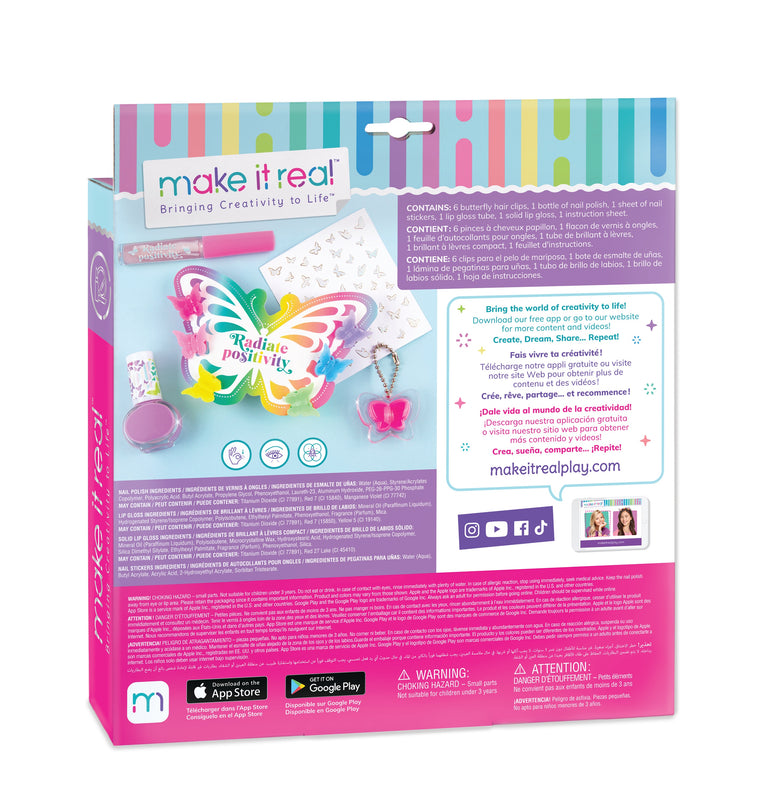 MAKE IT REAL kosmeetika komplekt Liblika unistus