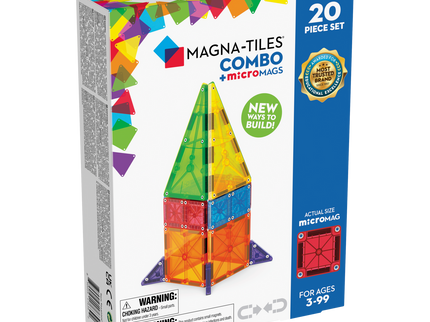 MAGNA-TILES Micromags Combo komplekt, 20 osa
