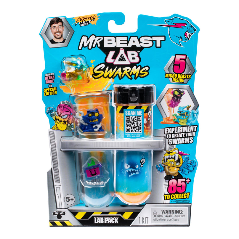 MRBEAST LAB Swarms figuurid tuubis 5 tk, 2,5 cm