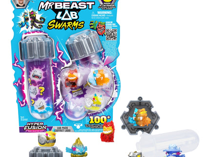 MRBEAST LAB Swarms figuurid tuubis  6 tk, 2,5 cm