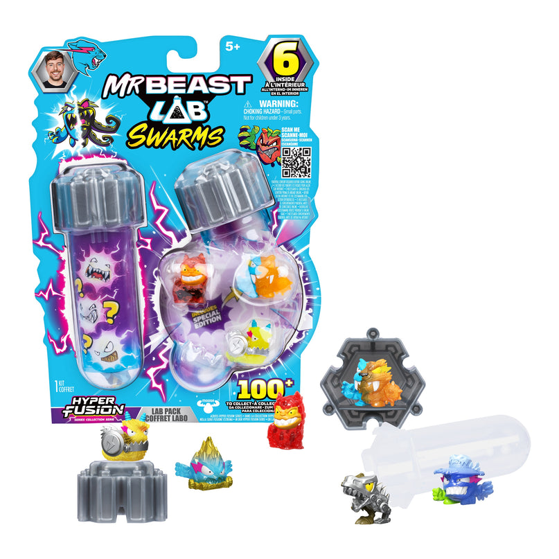MRBEAST LAB Swarms figuurid tuubis  6 tk, 2,5 cm