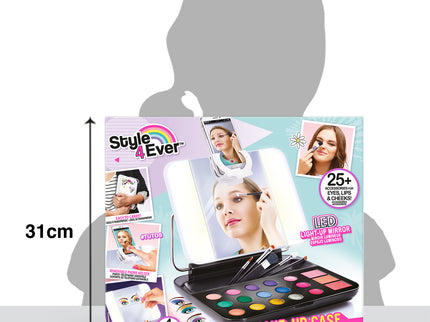 STYLE 4 EVER Meigikomplekt LED-valgustusega