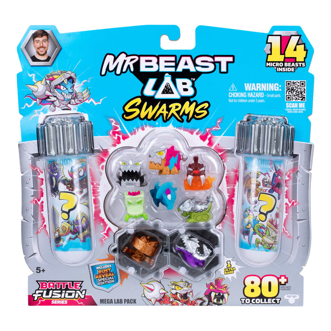 MRBEAST LAB Swarms figuurid tuubis  14 tk, 2,5 cm