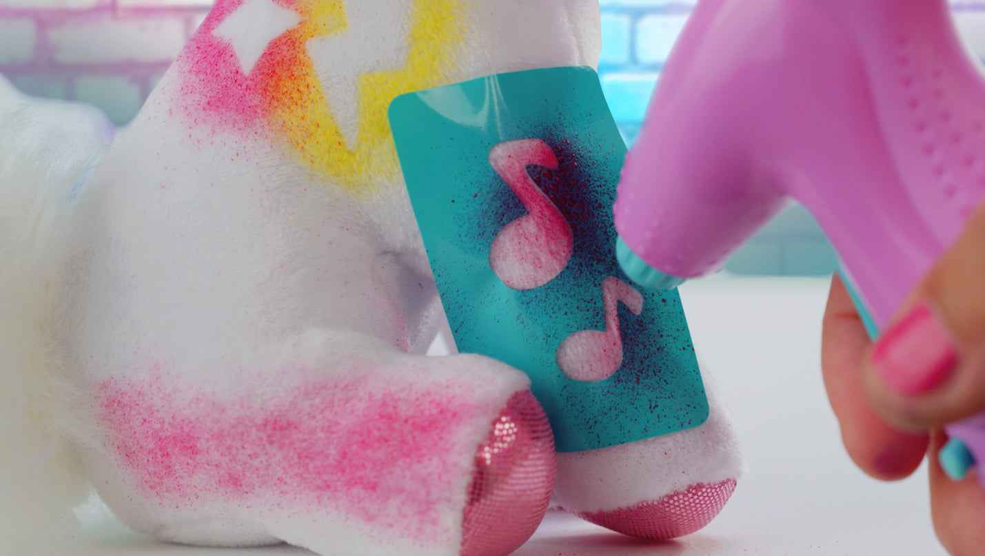 AIRBRUSH PLUSH Pehme mänguasi õhupintsliga Kutsikas, 26 cm