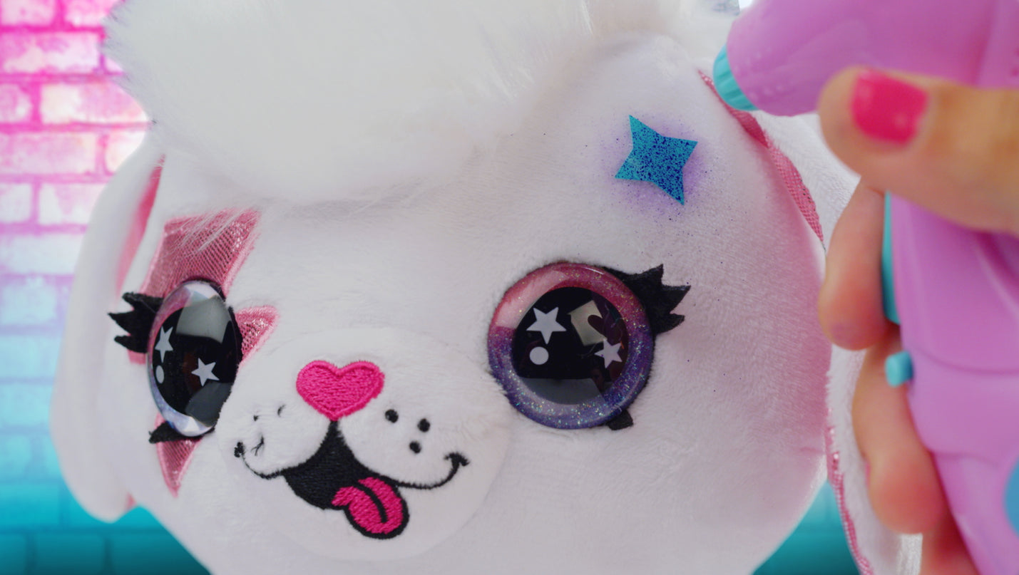 AIRBRUSH PLUSH Pehme mänguasi õhupintsliga Kutsikas, 26 cm