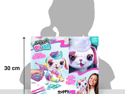AIRBRUSH PLUSH Pehme mänguasi õhupintsliga Kutsikas, 26 cm