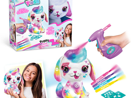 AIRBRUSH PLUSH Pehme mänguasi õhupintsliga Kutsikas, 26 cm