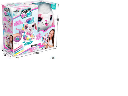 AIRBRUSH PLUSH Pehme mänguasi õhupintsliga Kutsikas, 26 cm