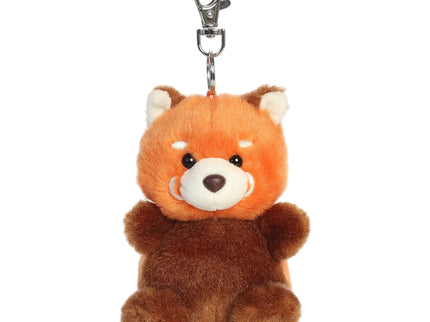 AURORA Palm Pals võtmehoidja pehme mänguasi punane panda 10 cm