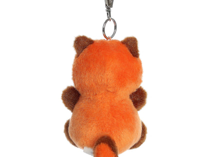 AURORA Palm Pals võtmehoidja pehme mänguasi punane panda 10 cm