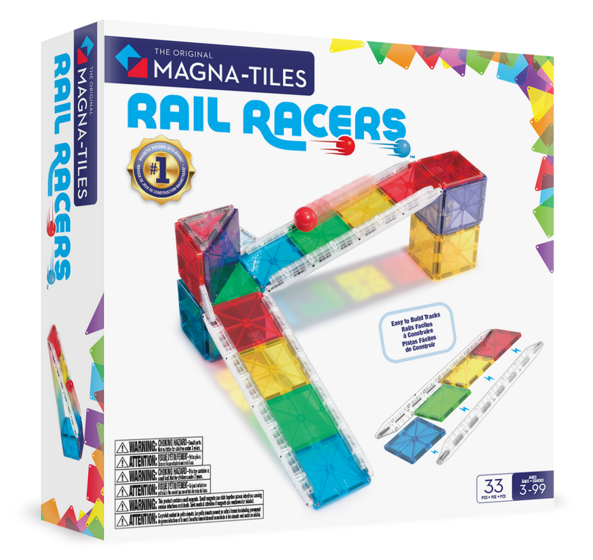 MAGNA-TILES magnetkonstruktori komplekt Rööparalli, 33 osa