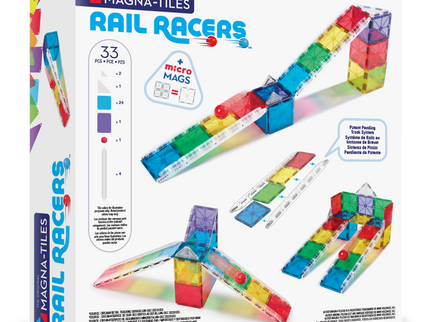 MAGNA-TILES magnetkonstruktori komplekt Rööparalli, 33 osa