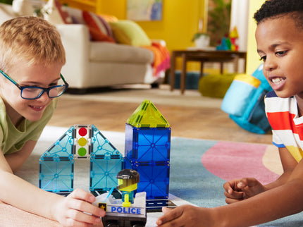 MAGNA-TILES magnetkonstruktori komplekt Politseipatrull, 20 osa