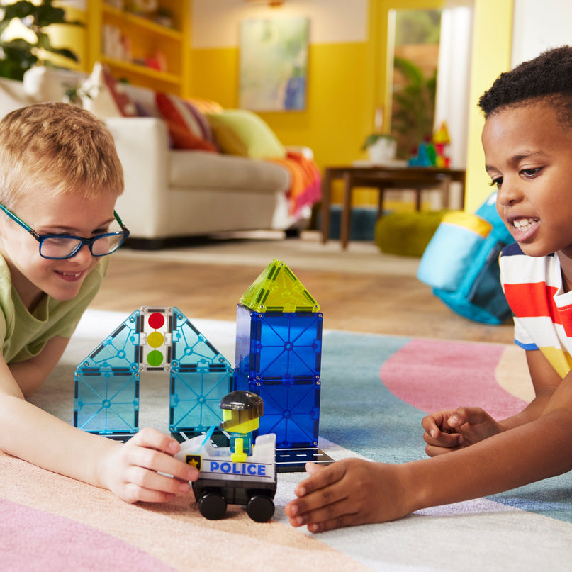 MAGNA-TILES magnetkonstruktori komplekt Politseipatrull, 20 osa
