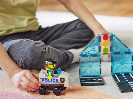MAGNA-TILES magnetkonstruktori komplekt Politseipatrull, 20 osa