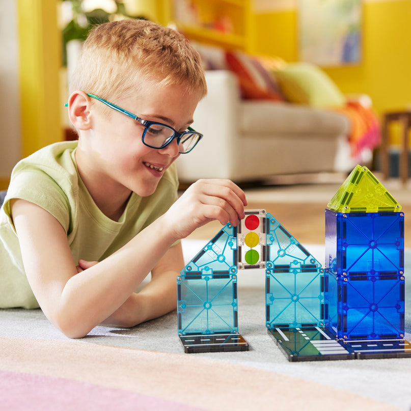 MAGNA-TILES magnetkonstruktori komplekt Politseipatrull, 20 osa