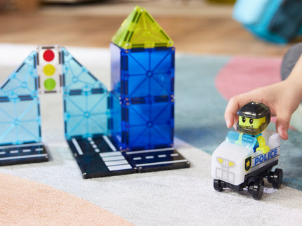MAGNA-TILES magnetkonstruktori komplekt Politseipatrull, 20 osa