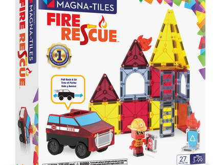 MAGNA-TILES magnetkonstruktori komplekt Tuletõrje, 27 osa