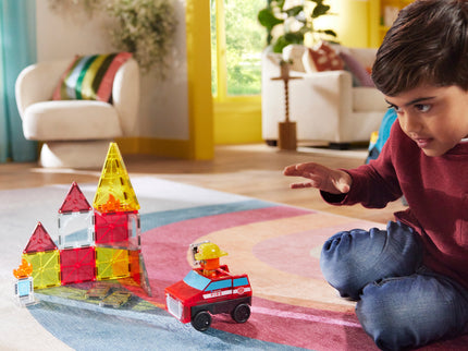 MAGNA-TILES magnetkonstruktori komplekt Tuletõrje, 27 osa
