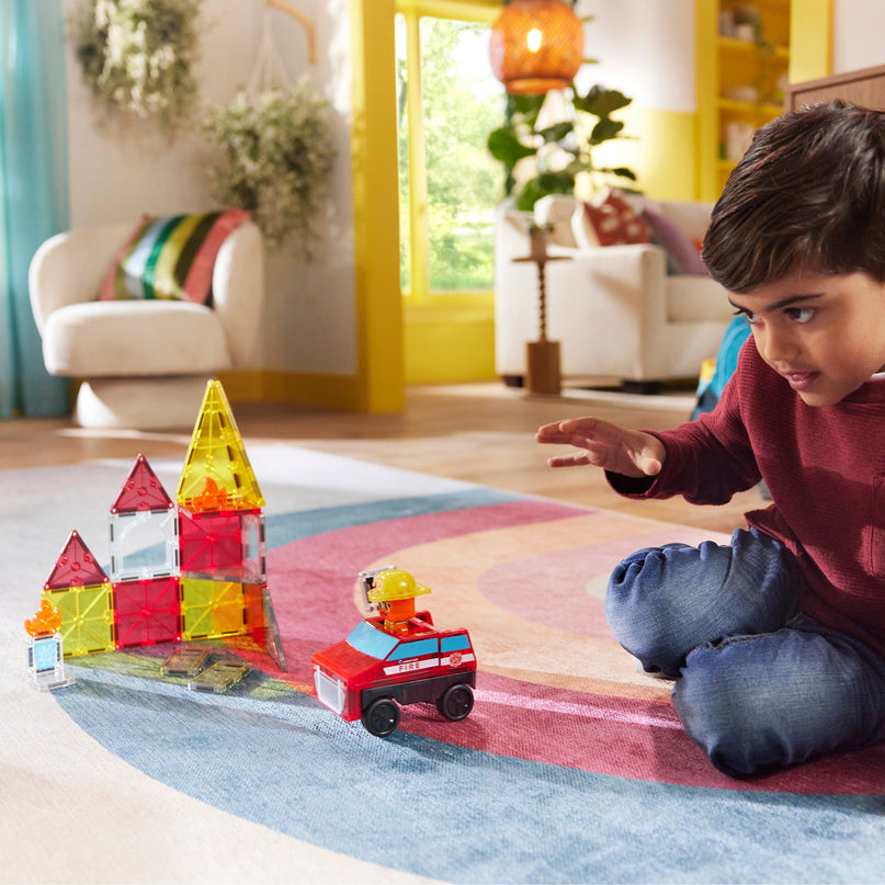 MAGNA-TILES magnetkonstruktori komplekt Tuletõrje, 27 osa