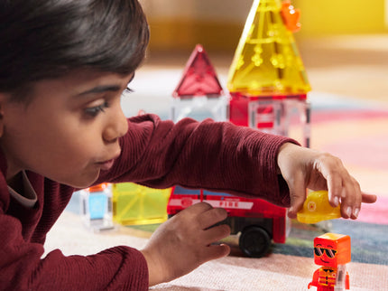 MAGNA-TILES magnetkonstruktori komplekt Tuletõrje, 27 osa