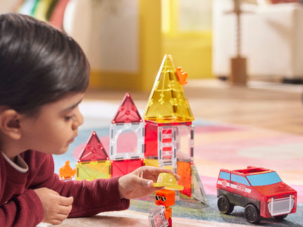 MAGNA-TILES magnetkonstruktori komplekt Tuletõrje, 27 osa