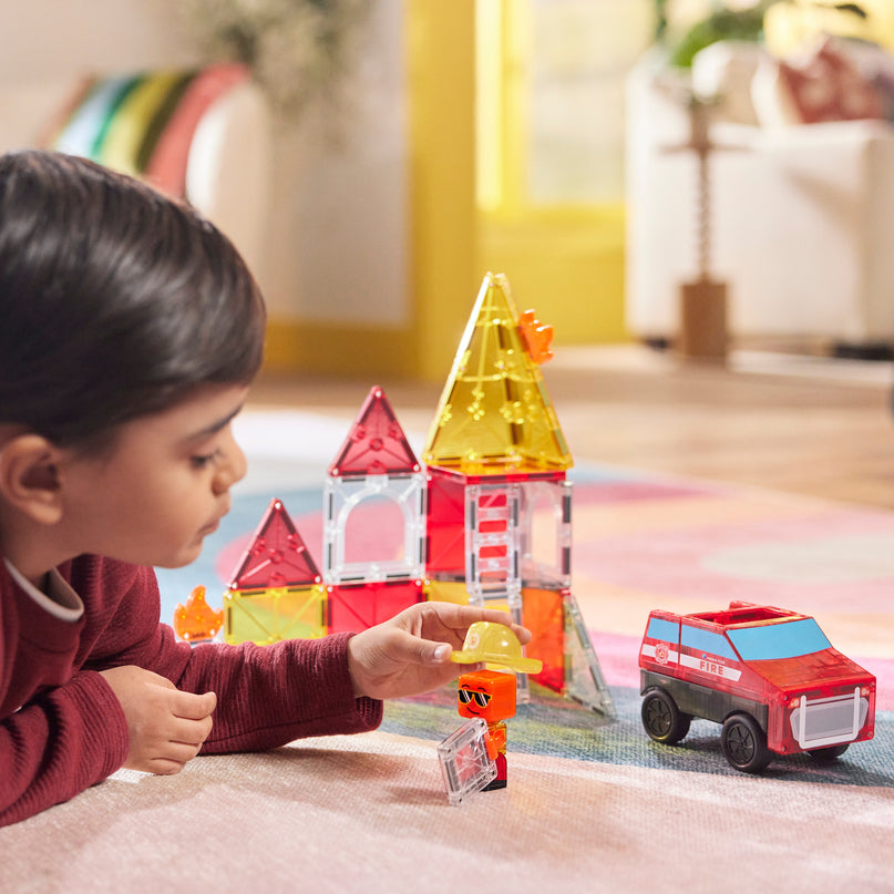 MAGNA-TILES magnetkonstruktori komplekt Tuletõrje, 27 osa