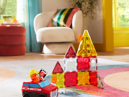 MAGNA-TILES magnetkonstruktori komplekt Tuletõrje, 27 osa